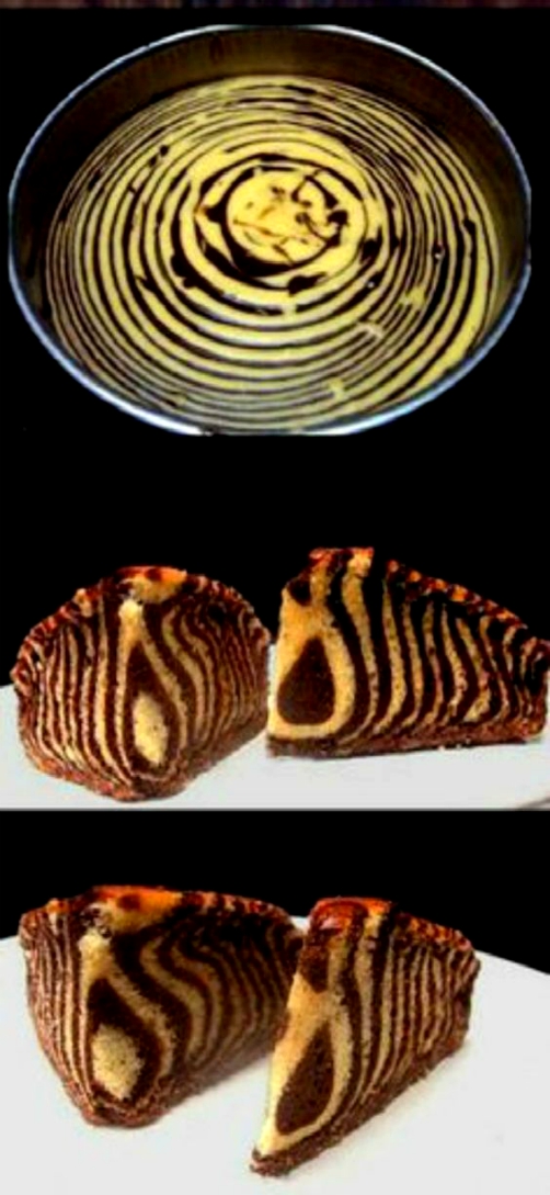 Zebra Stripes Cake from 2007, and Peanut Butter Cup Brownies parsley